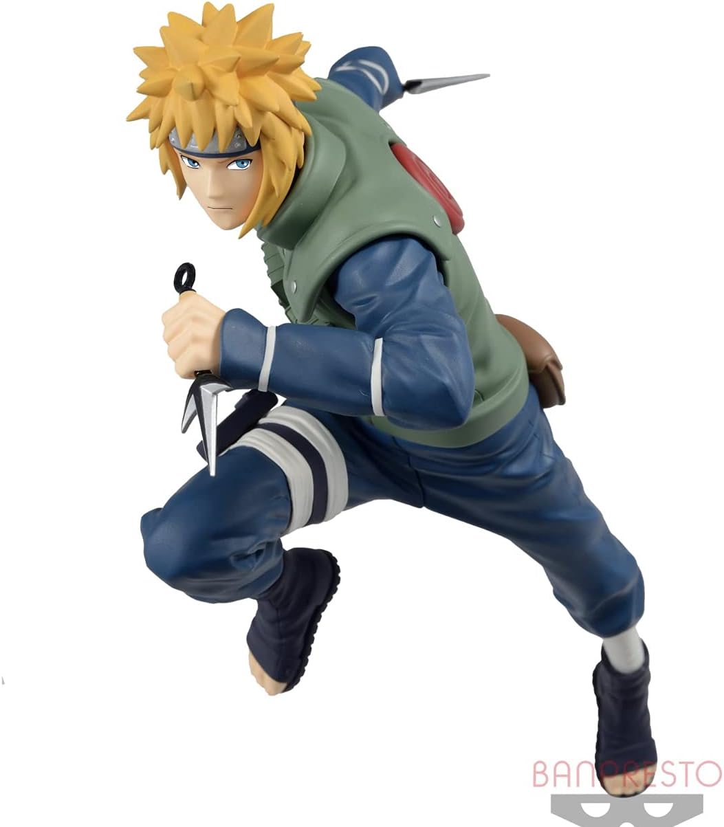NARUTO SHIPPUDEN - NAMIKAZE MINATO - VIBRATION STARS FIGURE BY BANPRESTO