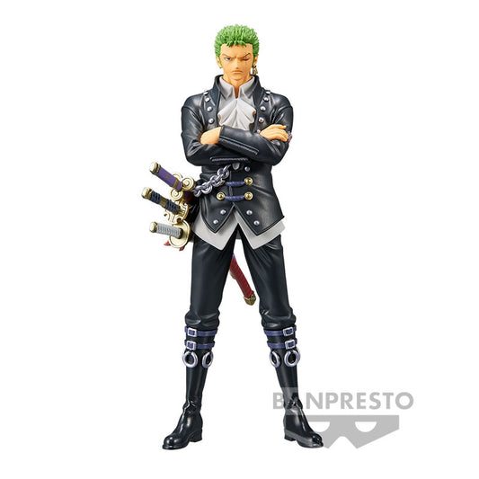 ONE PIECE - ZORO - THE GRANDLINE SERIES DXF FIGURE FILM RED BY BANPRESTO