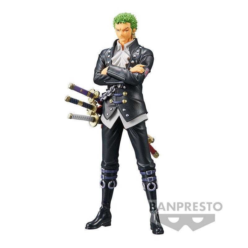 ONE PIECE - ZORO - THE GRANDLINE SERIES DXF FIGURE FILM RED BY BANPRESTO