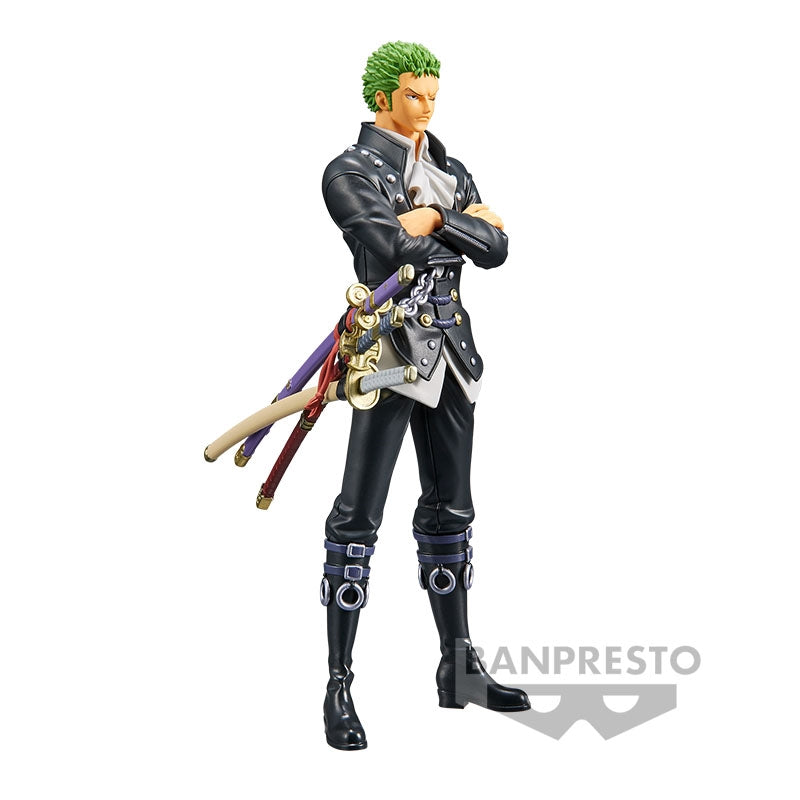 ONE PIECE - ZORO - THE GRANDLINE SERIES DXF FIGURE FILM RED BY BANPRESTO