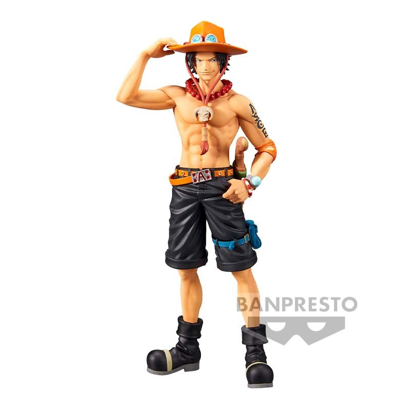 ONE PIECE - PORTGAS D ACE - THE GRANDLINE MEN WANOKUNI VOL.3 DXF FIGURE BY BANPRESTO