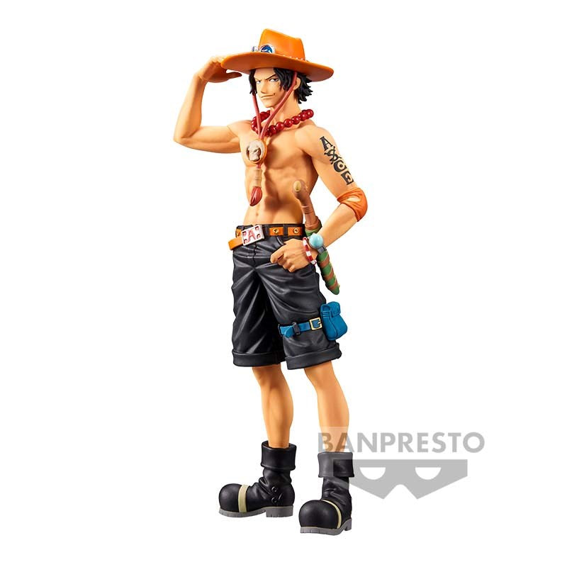 ONE PIECE - PORTGAS D ACE - THE GRANDLINE MEN WANOKUNI VOL.3 DXF FIGURE BY BANPRESTO