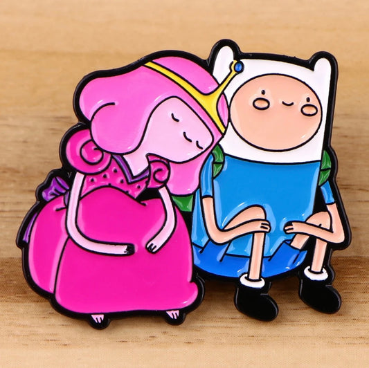 Adventure time - Finn and Princess Bubblegum - Pin