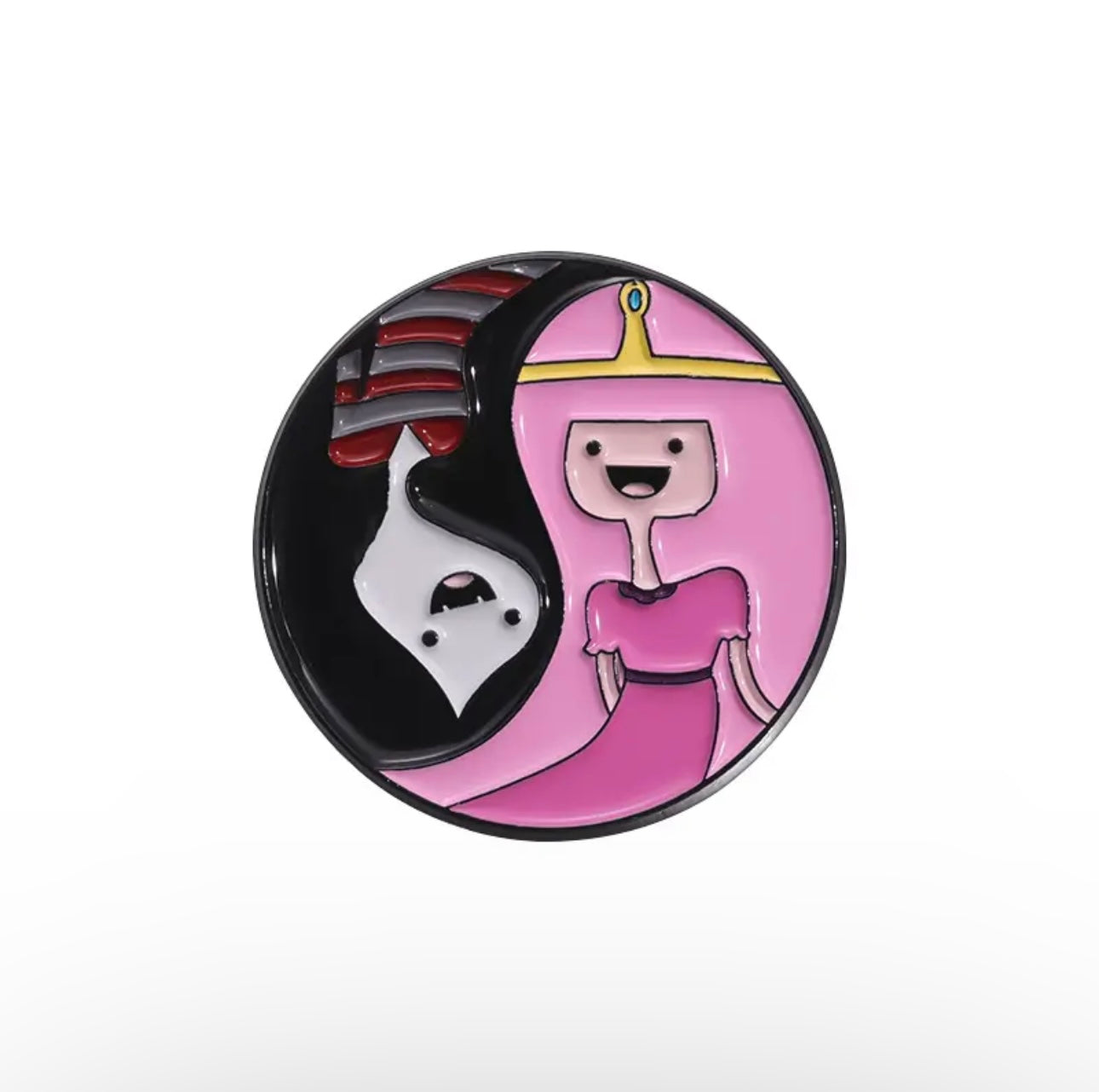 Adventure Time - Marceline and Princess Bubblegum Circle - Pin